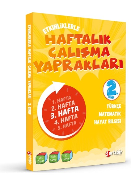 2. Sınıf Gün Gün Matik Set - Haftalık Çalışma Yaprakları 5 Kitap