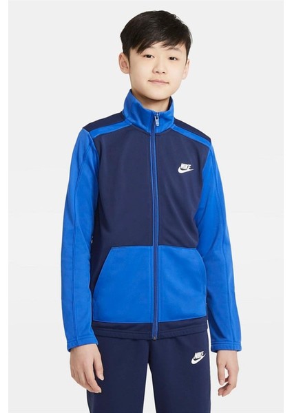Sportswear Futura Track Suit Dark Blue Çocuk Eşofman Takımı Lacivert modelleri