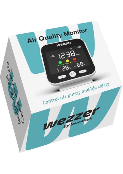 Wezzer Air MC40 Hava Kalitesi Monitörü (2818)