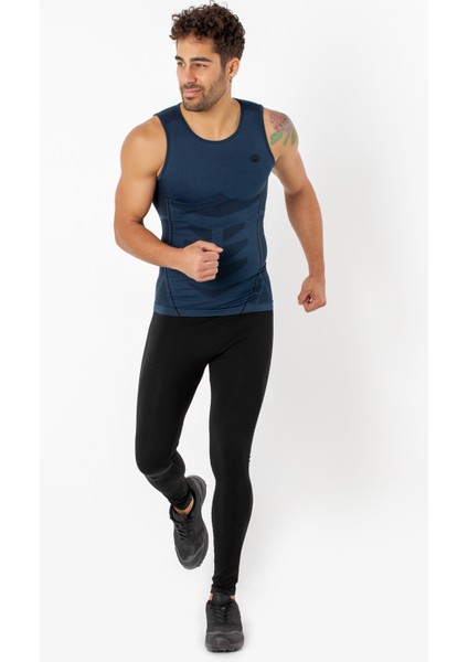 Erkek Breathable Mesh Dikişsiz Spor Atlet