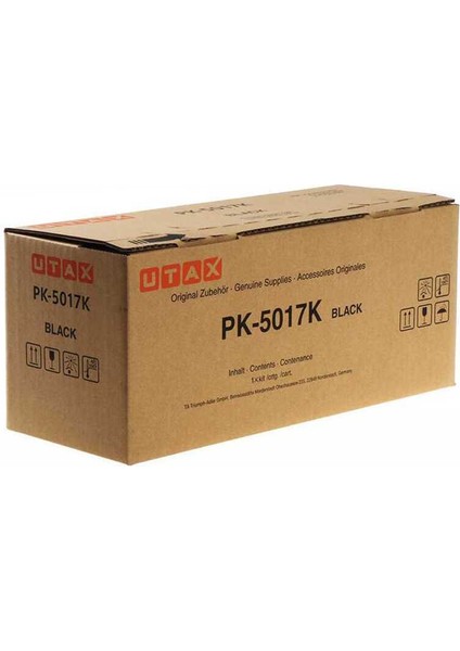 /triumph-Adler PK-5017/1T02TV0UT0 Siyah Orjinal Toner