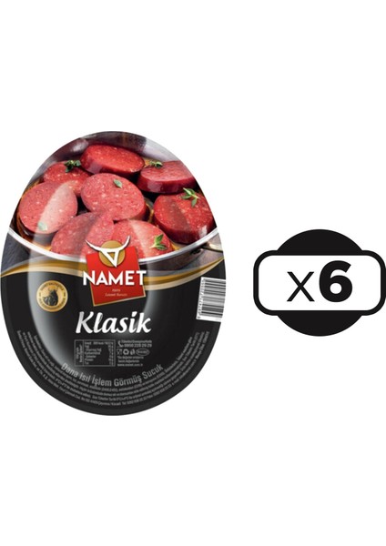 Klasik Dana Kangal Sucuk 200 gr x 6 Adet