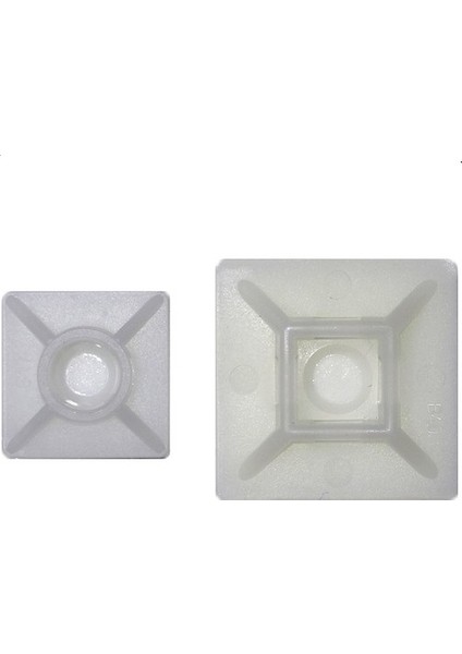 Yapışkanlı Kroşe 19X19 Beyaz 100 Adet