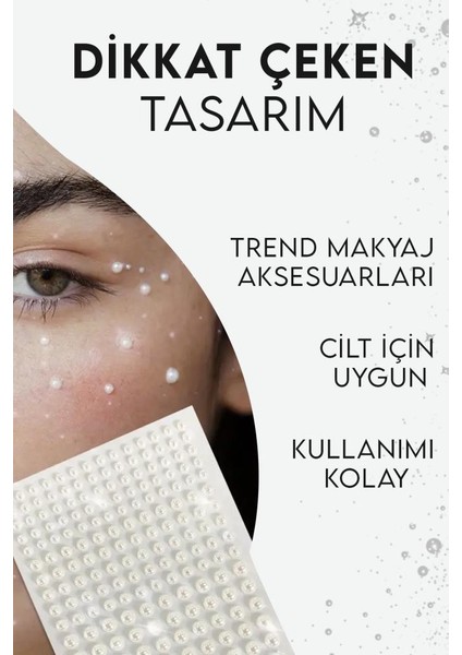 Kendinden Yapışkanlı Inci Model Taşlar