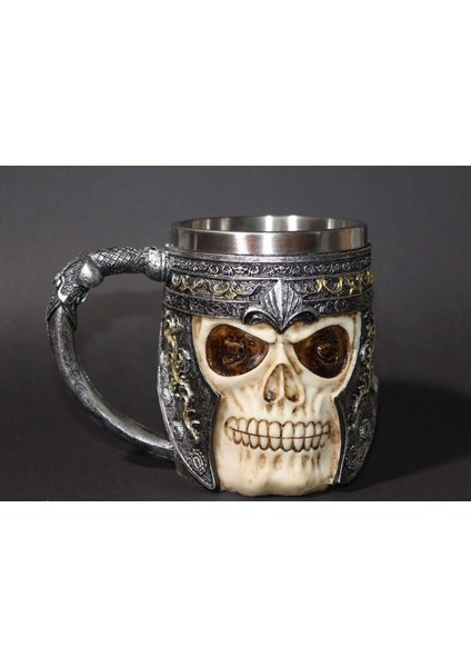 Kuru Kafa Bardak Tasarım Kupa Paslanmaz Çelik Hediyelik Mug Hallowen