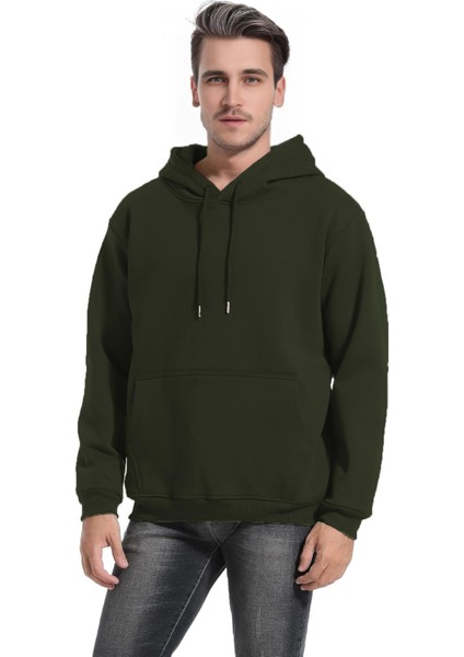 Erkek Ultra Termal Kapüşonlu Sherpa Astarlı Kanguru Cepli Sweatshirt fiyatları