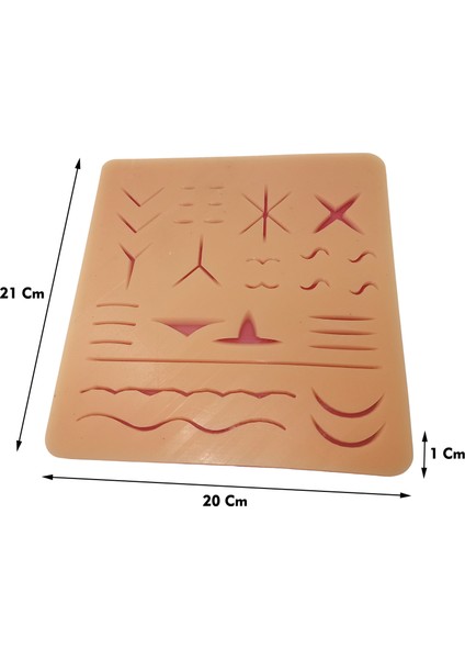 Cerrahi Dikiş Eğitim Seti 21 x 20 modelleri