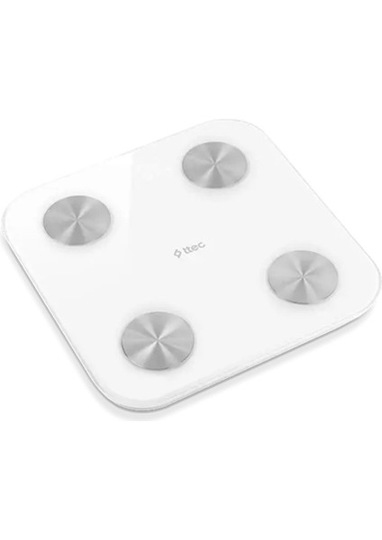 2AT01 Sensı Yag Olcer ve Vucut Analızlı Hassas Sensorlu Akıllı Tartı / Baskul Beyaz fiyatları