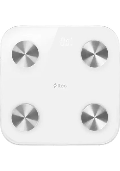 2AT01 Sensı Yag Olcer ve Vucut Analızlı Hassas Sensorlu Akıllı Tartı / Baskul Beyaz modelleri