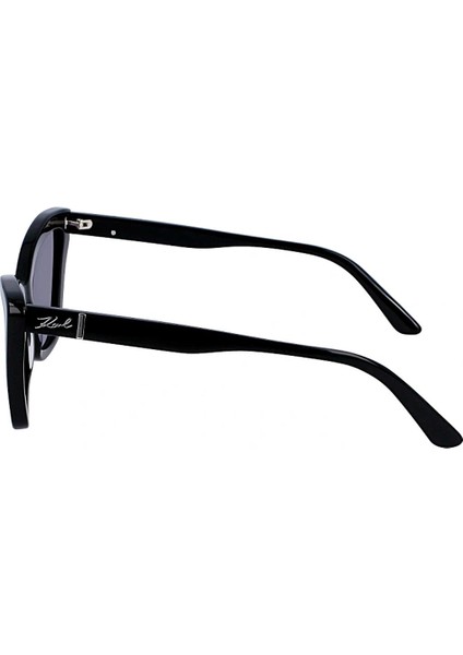 Karl Lagerfeld Kl 6105S 001 54 Kadın Cat Eye Siyah Kemik Güneş Gözlüğü modelleri