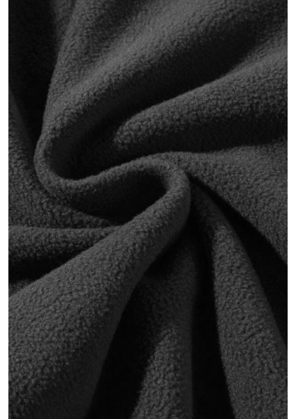 Erkek Oversize Regular Dik Yaka Yarım Fermuarlı Polar Sweatshirt modelleri