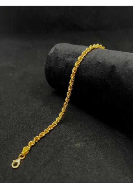 Yoncalı Halat Bileklik 22 Ayar Altın fiyatları