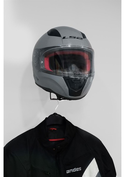 Modern Raf Duvara Monte Çengelli Kask Askısı