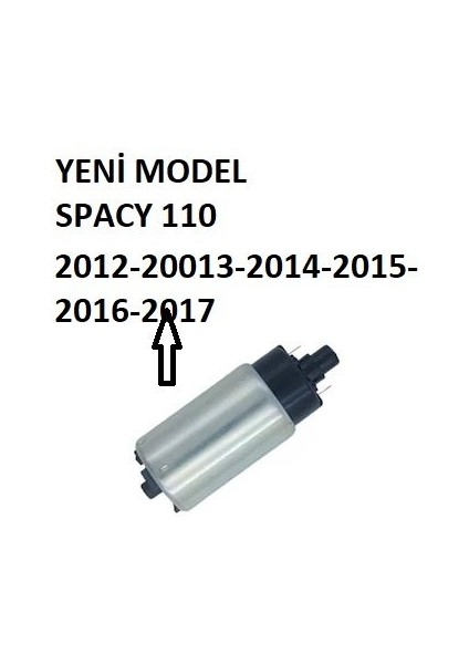 Honda Spacy 110 Benzin Pompası 2012-2017 Yeni Model Uyumlu- Arasmoto
