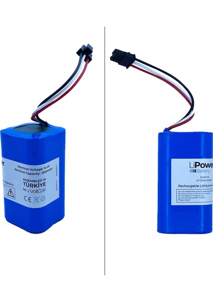 LiPower 360 S5 Robot Süpürge Bataryası 3200MAH Pil