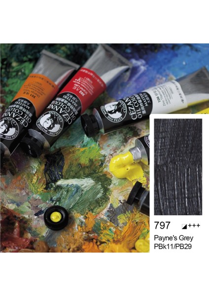 Cezanne Extra Fine Yağlı Boya 45 ml Payne's Grey 797 6'lı Kutu
