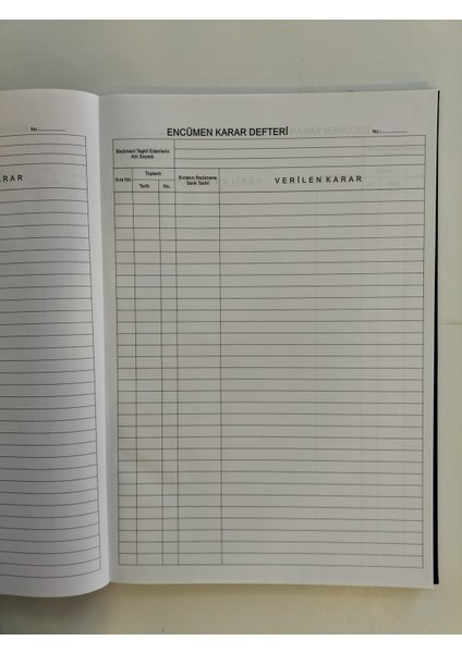 Encümen Karar Defteri Bez Ciltli fiyatları