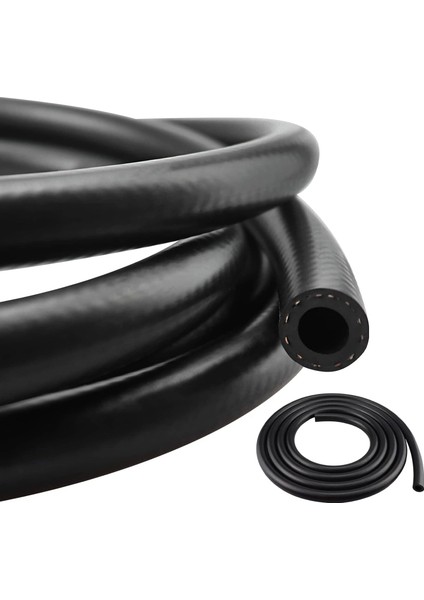 3/16" - R7 Iç Çap 4.8 mm Dış Çap 10.5 mm Tekstil Takviyeli Akaryakıt Hortumu