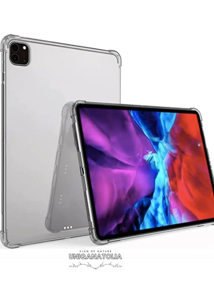 iPad Pro 12.9 Inç 2022 6.nesil Uyumlu Premium Şeffaf Silikon Kılıf modelleri