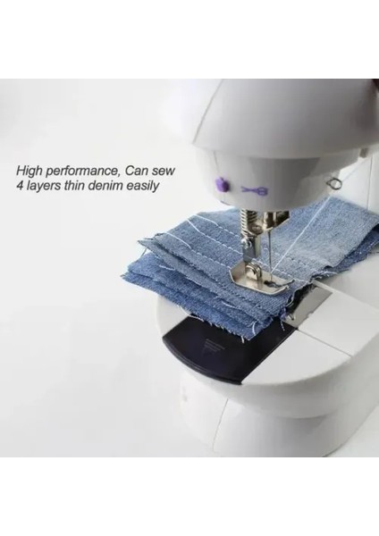 Hız Ayarlı Kademeli Mini Dikiş Makinesi