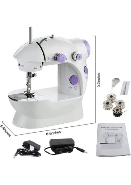Hız Ayarlı Kademeli Mini Dikiş Makinesi