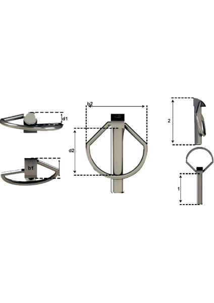 8mm Yaylı Pim 5 ADET fırsatları
