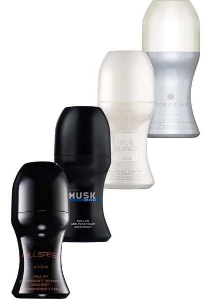 Full Speed, Musk Intense Erkek Roll-On ve Pur Blanca, Perceive Kadın Roll-On Paketi