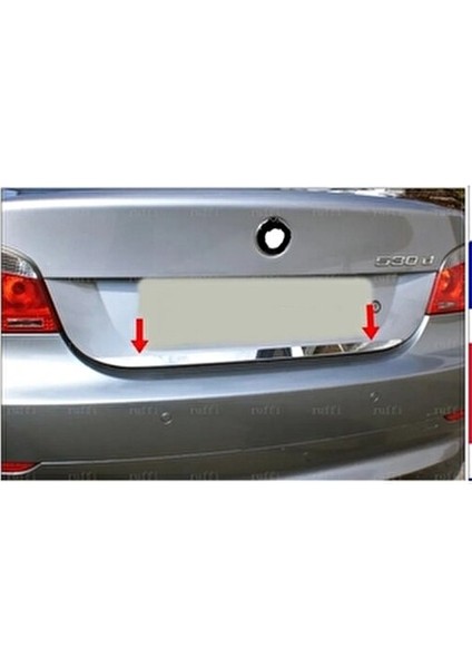 Bmw 5 Seri E60 Krom Bagaj Alt Çıtası 2003-2010 P. Çelik