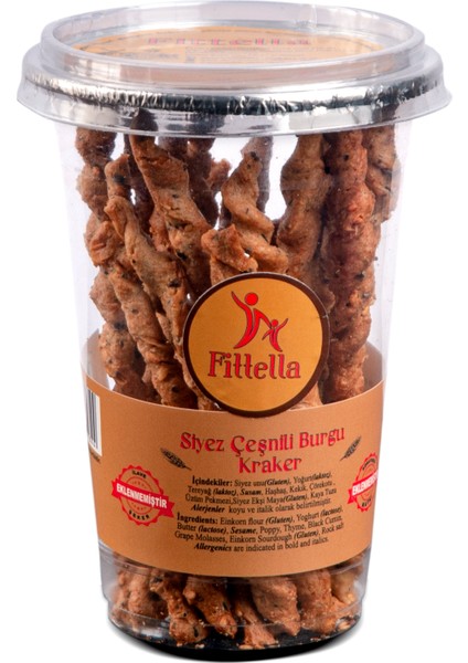 Fittella Siyez Burgu Kraker 100G