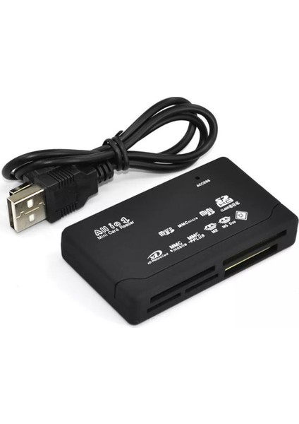 PM-9066 Tf Sd Mmc Mini Micro Sd Çoklu USB Kart Okuyucu Card Reader