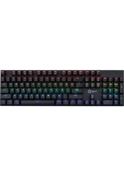 MECH-2000 Kablolu Blue Switch Bilek Destekli Rgb Mekanik Klavye