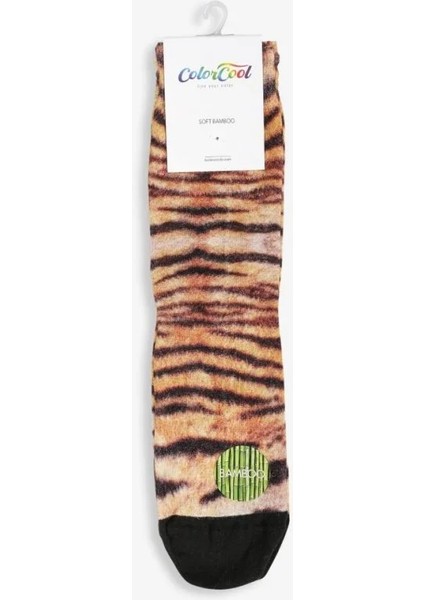 Kadın Renkli Baskılı Bambu Çorap fiyatları