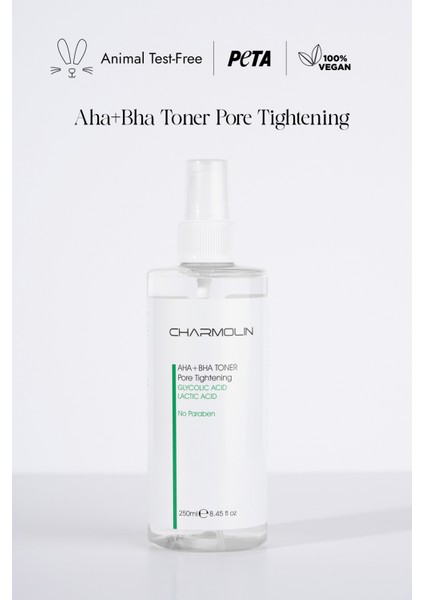 Aha + Bha Toner Pore Tightening Sıkılaştırıcı Tonik 250ML