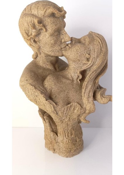 Biblo Aşık Heykeli Sevgililer Günü Hediye Sanat Ev Dekorasyon Ofis Masa Süsü Hediye Dekoratif