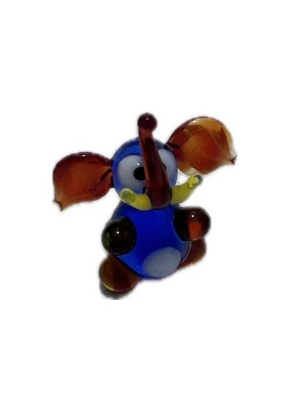 El Yapımı Mini Murano Cam Fil Biblo A161-10