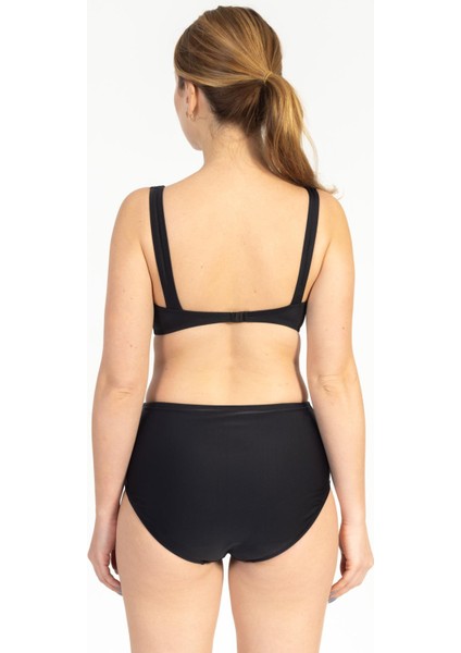 Kadın 749 Minimiser Yüksek Bel Bikini Takımı Siyah modelleri