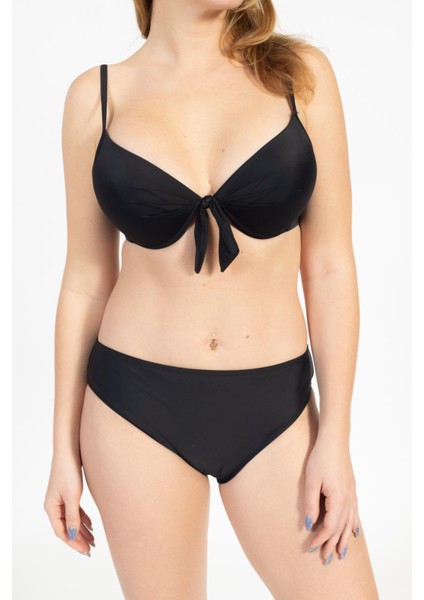 Kadın 717 Kaplı Bikini Takımı Siyah fırsatları