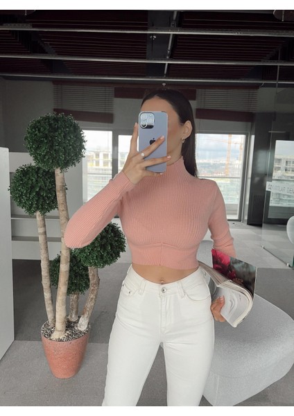 Efsa Triko Bluz Crop