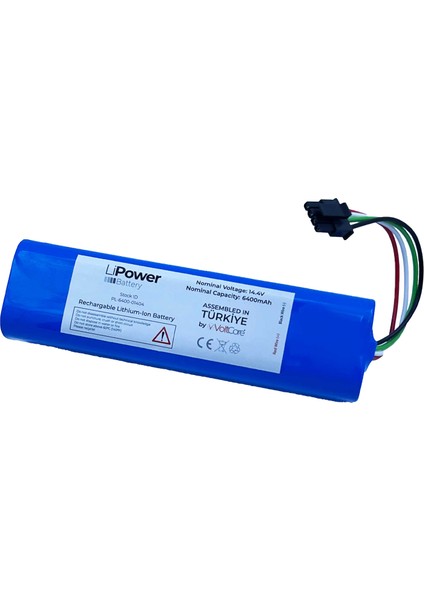 LiPower Dreame D9 ve D9 Max Robot Süpürge Bataryası 6400MAH Pil