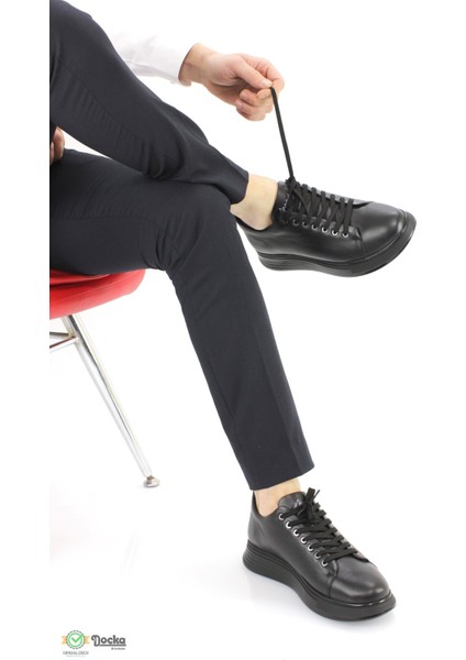 Erkek Deri Günlük Kalın Air Taban Spor Tarz Ortopedik Ayakkabı MR24/CS5275 modelleri