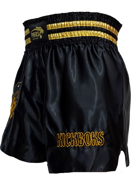 Kick Boks Şortu Nakışlı Siyah fırsatları