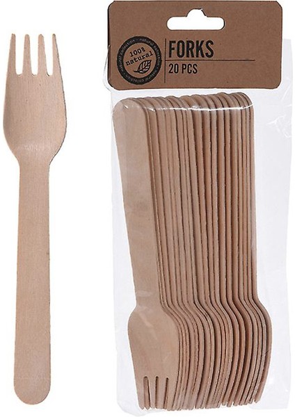 Tahta Çatal Yirmi Parça