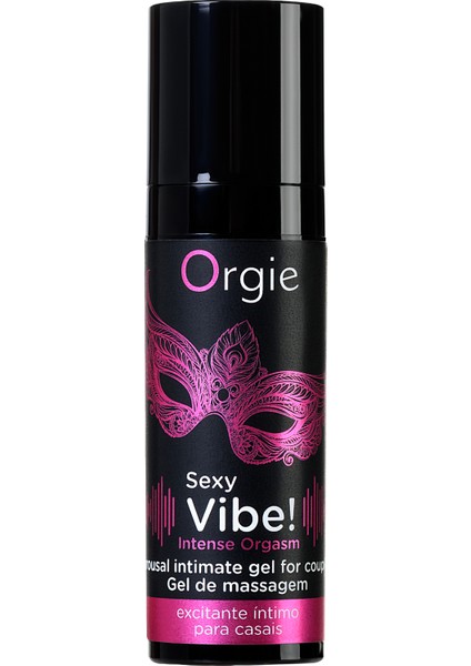 Sexy Vibe Intense Isınma ve Soğutma Etkisi Olan Orgasm Masaj Jeli 15 ml