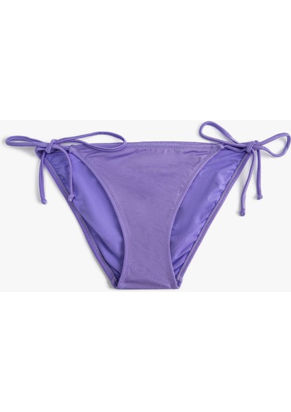 Parlak Brazilian Bikini Altı Yanları Bağlama Detaylı