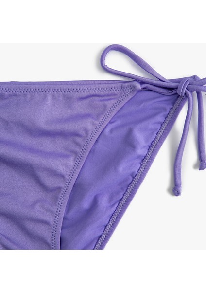 Parlak Brazilian Bikini Altı Yanları Bağlama Detaylı