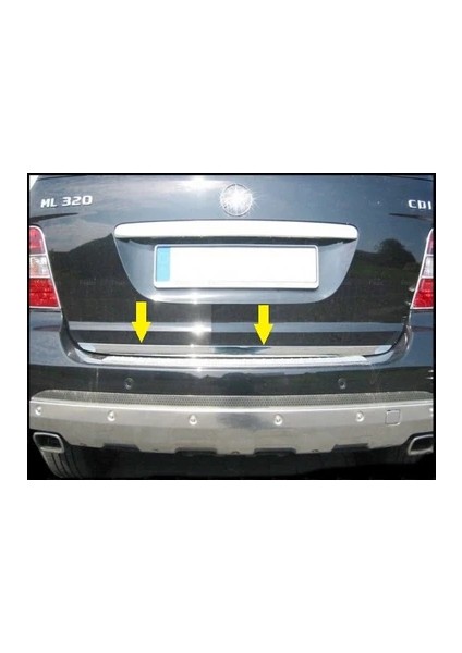 Mercedes ml W164 Krom Alt Bagaj Çıtası 2005-2011 P. Çelik