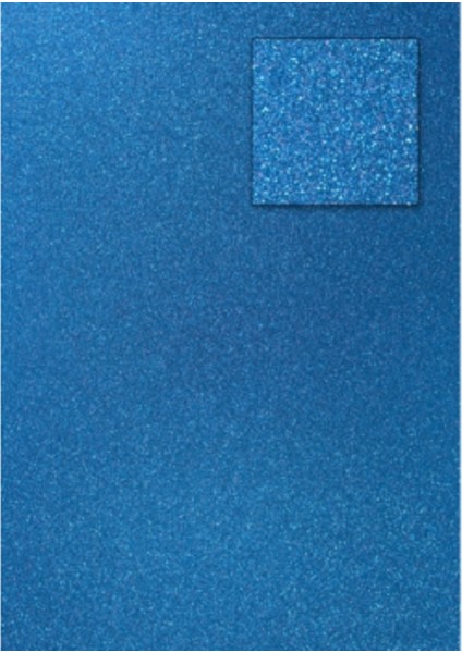 Simli Karton 50 x 70 cm Mavi 10'lu Poşet
