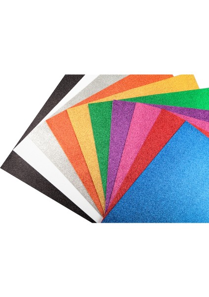 Simli Karton 50 x 70 cm Mavi 10'lu Poşet