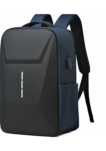 Laptop Sırt Çantası USB Şarj Girişli Fermuar Kilitli Notebook Ipad ve Günlük Eşya Taşıma Çantası
