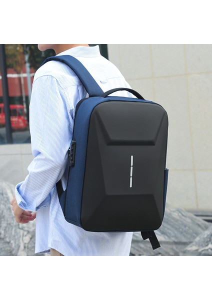 Laptop Sırt Çantası USB Şarj Girişli Fermuar Kilitli Notebook Ipad ve Günlük Eşya Taşıma Çantası fırsatları